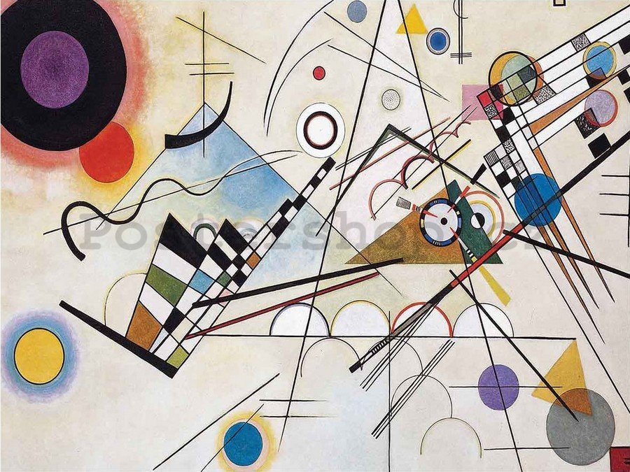 Obraz na plátně: Composition 8, Vasilij Kandinskij - 75x100 cm