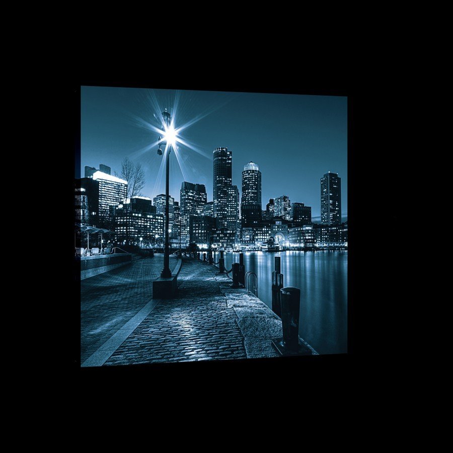 Obraz na plátně: Noční město (4) - 75x100 cm