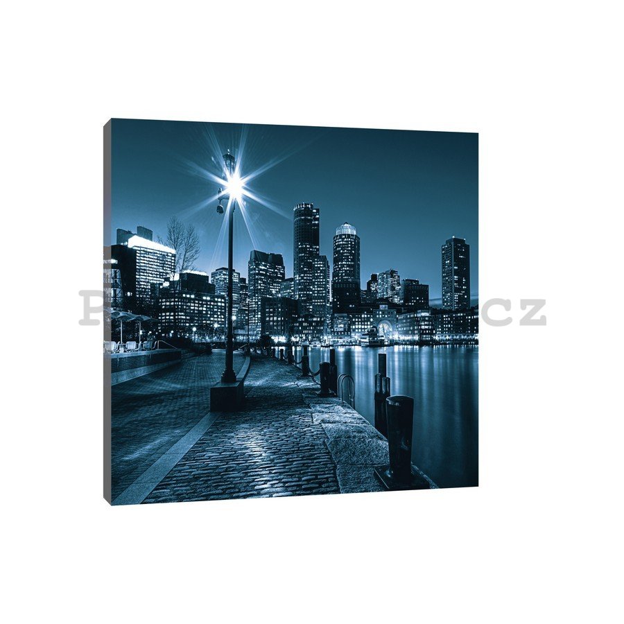 Obraz na plátně: Noční město (4) - 75x100 cm