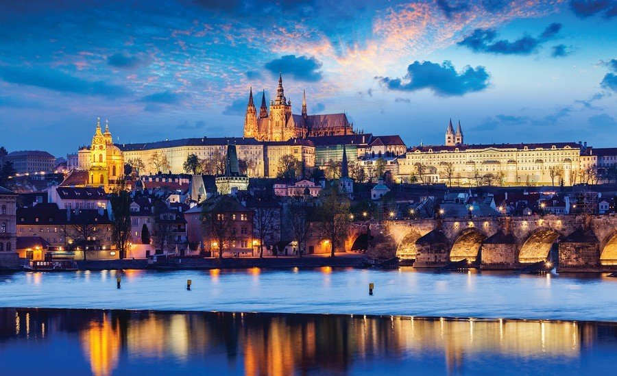 Obraz na plátně: Praha (2) - 75x100 cm