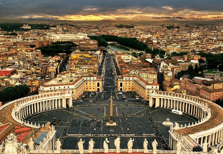 Obraz na plátně: Vatikán - 75x100 cm