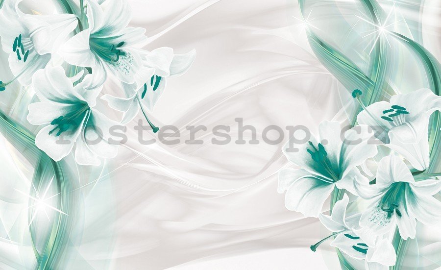Obraz na plátně: Květinová abstrakce (4) - 75x100 cm