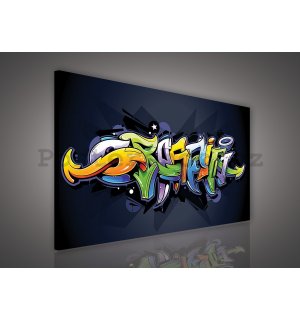Obraz na plátně: Graffiti (4) - 75x100 cm