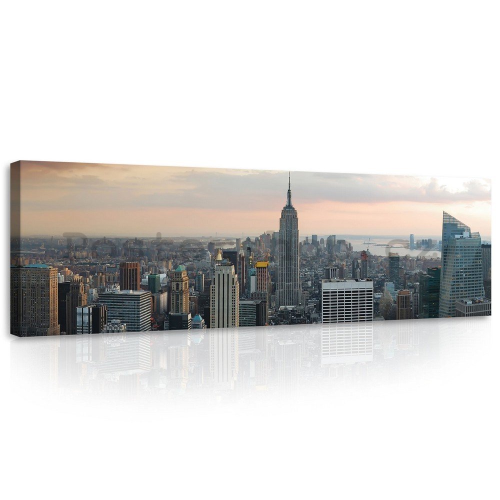 Obraz na plátně: Manhattan - 145x45 cm