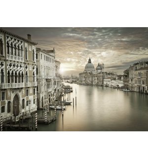 Fototapeta vliesová: Soumrak v Benátkách - 254x368 cm