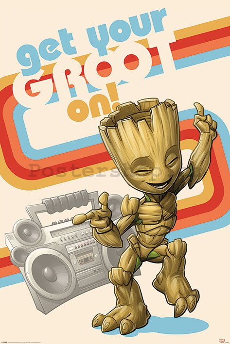 Plakát - Guardians Of The Galaxy (Get Your Groot On)