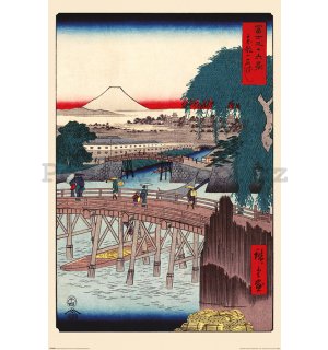 Plakát - Hiroshige (Ichikoku Bridge In The Eastern Capital)