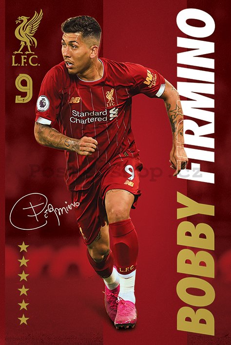 Plakát - Liverpool FC (Bobby Firmino)