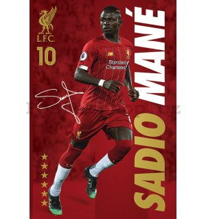 Plakát - Liverpool FC (Sadio Mane)