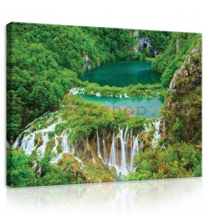 Obraz na plátně: Vodopády (3) - 75x100 cm
