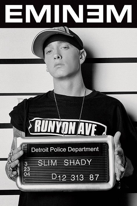 Plakát - Eminem (Mugshot)