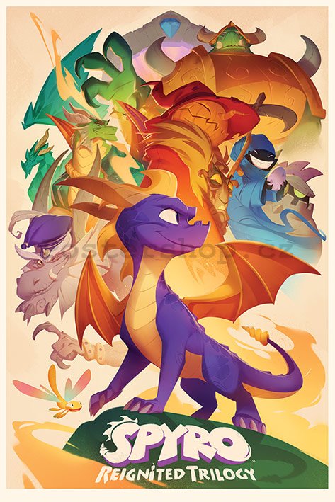 Plakát - Spyro (Animated Style)