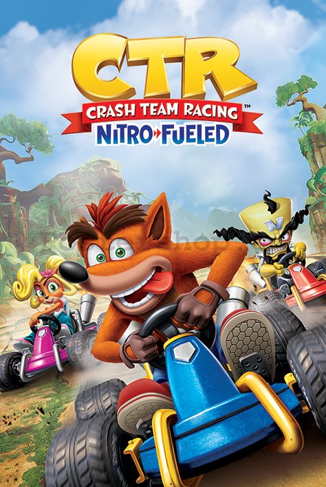 Plakát - Crash Team Racing (Race)