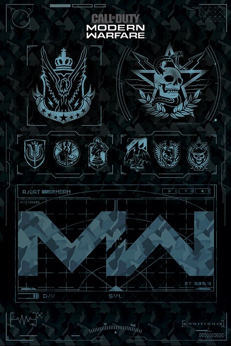 Plakát - Call of Duty: Modern Warfare (Fractions)