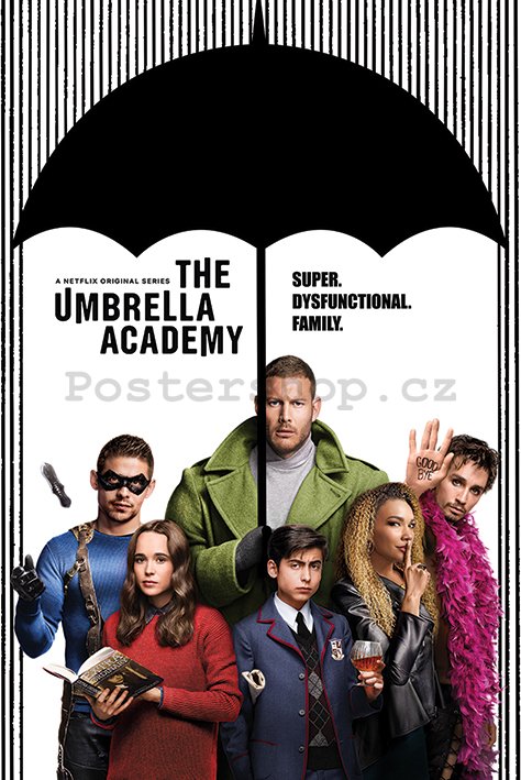 Plakát - The Umbrella Academy (Super Dysfunctional Family)