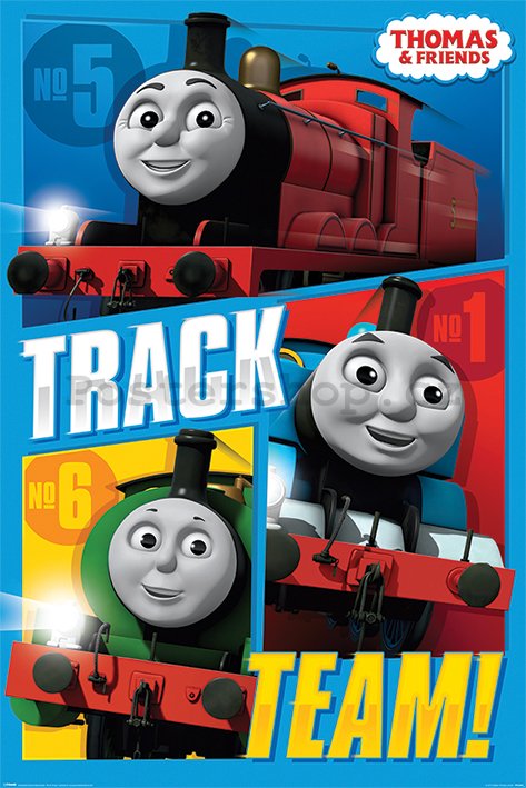 Plakát - Thomas & Friends (Track Team)