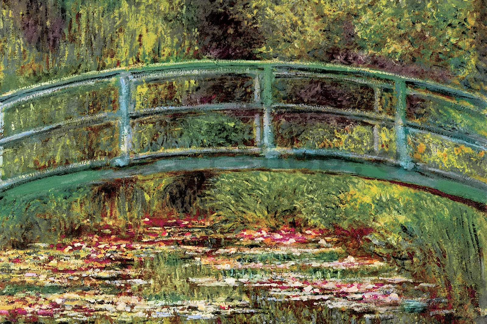Fototapeta vliesová: Claude Monet, Jezírko s lekníny - 152,5x104 cm
