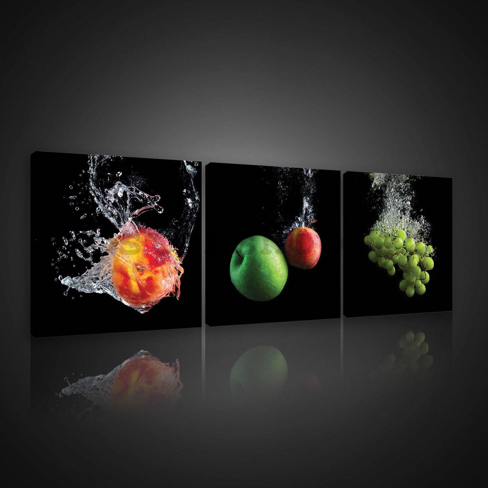 Obraz na plátně: Ovoce (1) - set 3ks 25x25cm