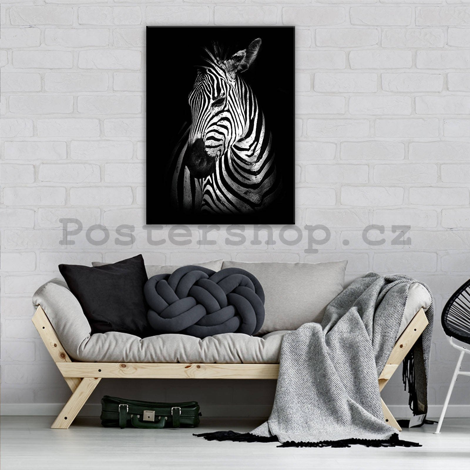Obraz na plátně: Zebra (2) - 60x80 cm