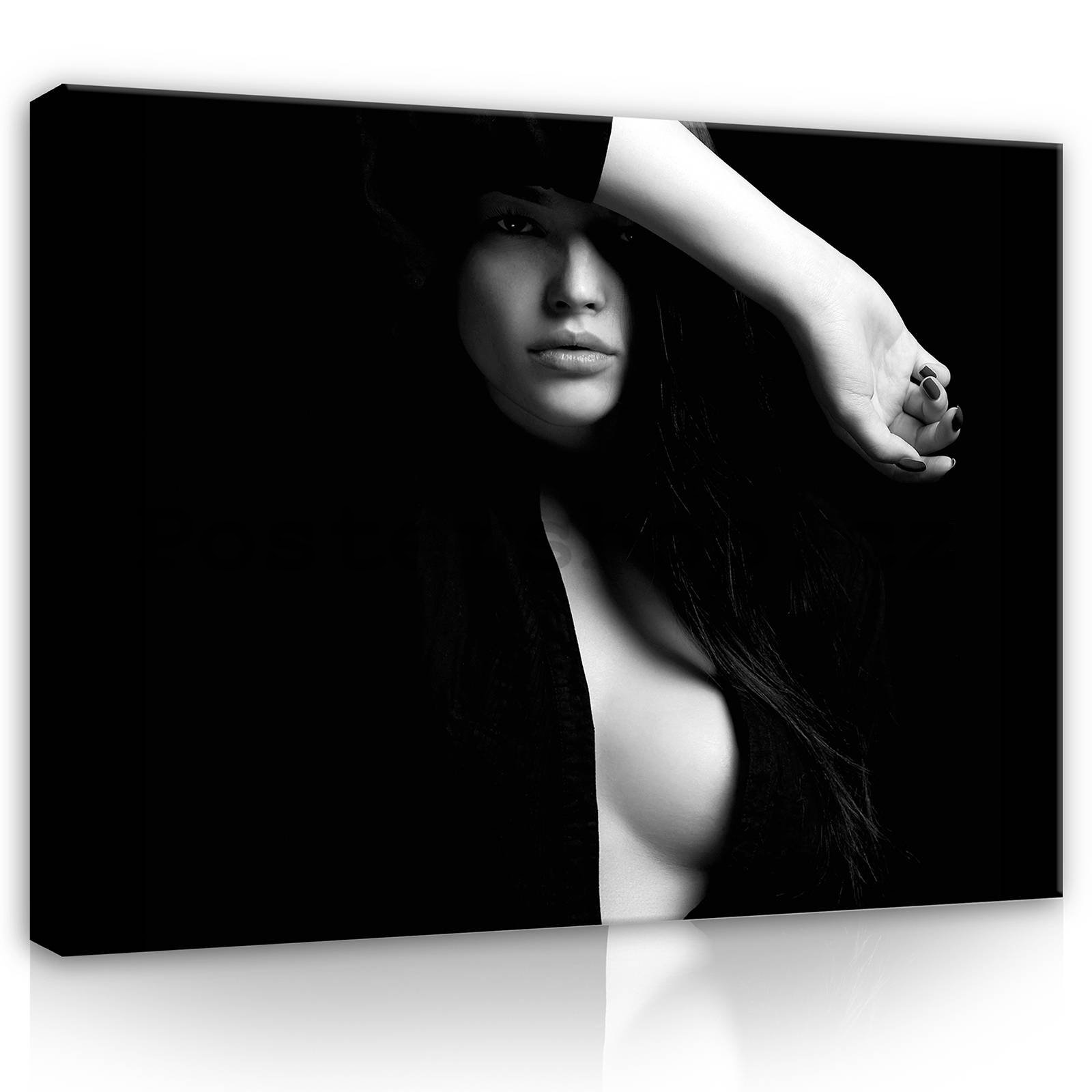 Obraz na plátně: Tajemná žena (3) - 80x60 cm
