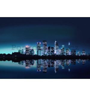 Fototapeta vliesová: Světla města (1) - 152,5x104 cm