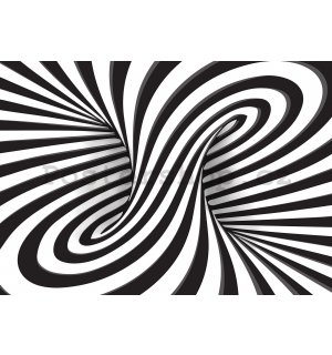 Fototapeta: Pruhovaná iluze (1) - 254x92 cm