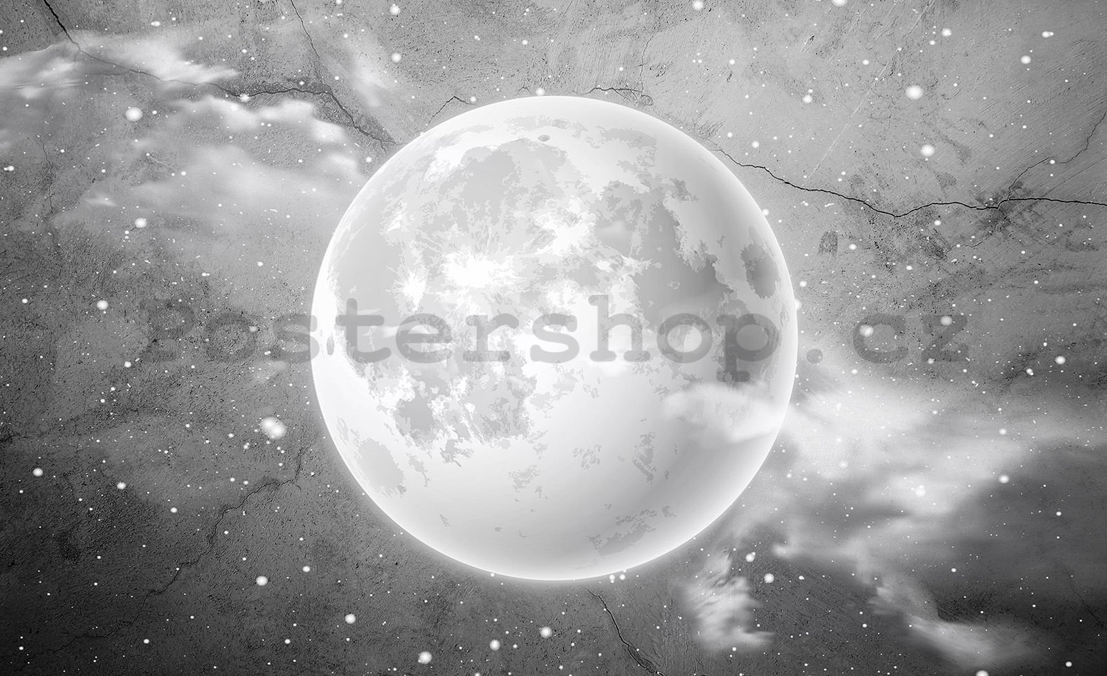 Fototapeta: Měsíc na nebi (1) - 368x254 cm