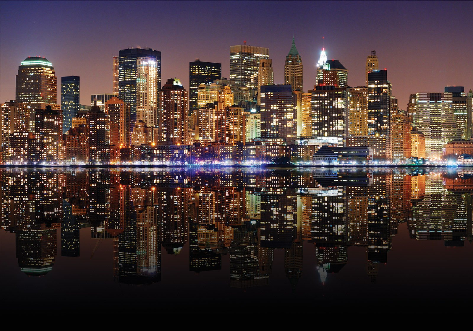Fototapeta vliesová: Odrazy Manhattanu - 400x280 cm