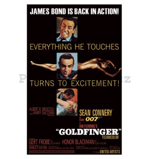 Plakát - James Bond Goldfinger (excitment)