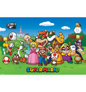 Plakát - Super Mario (hrdinové)