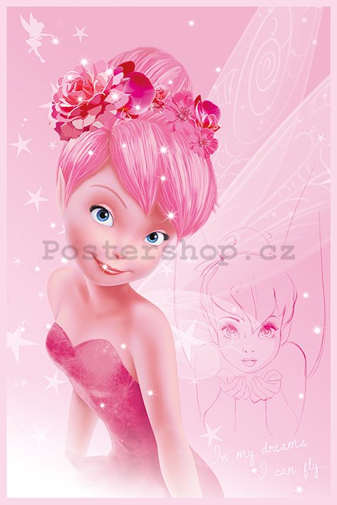 Plakát - Disney Princezny (Tink Pink)