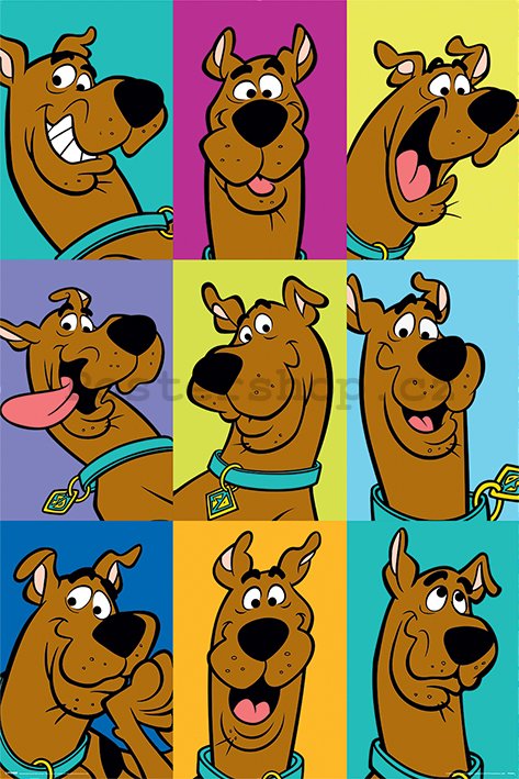 Plakát - Scooby Doo (The Many Faces Of Scooby Doo)