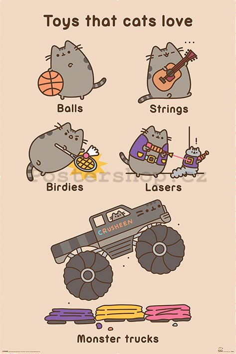 Plakát - Pusheen (Toys For Cats)