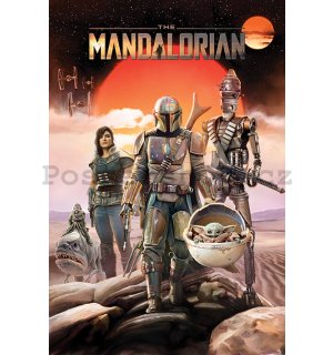 Plakát - Star Wars The Mandalorian (Group)