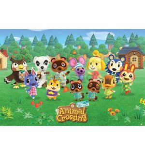 Plakát - Animal Crossing (Lineup)