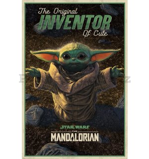 Plakát - Star Wars: The Mandalorian (The Original Inventor Of Cute)