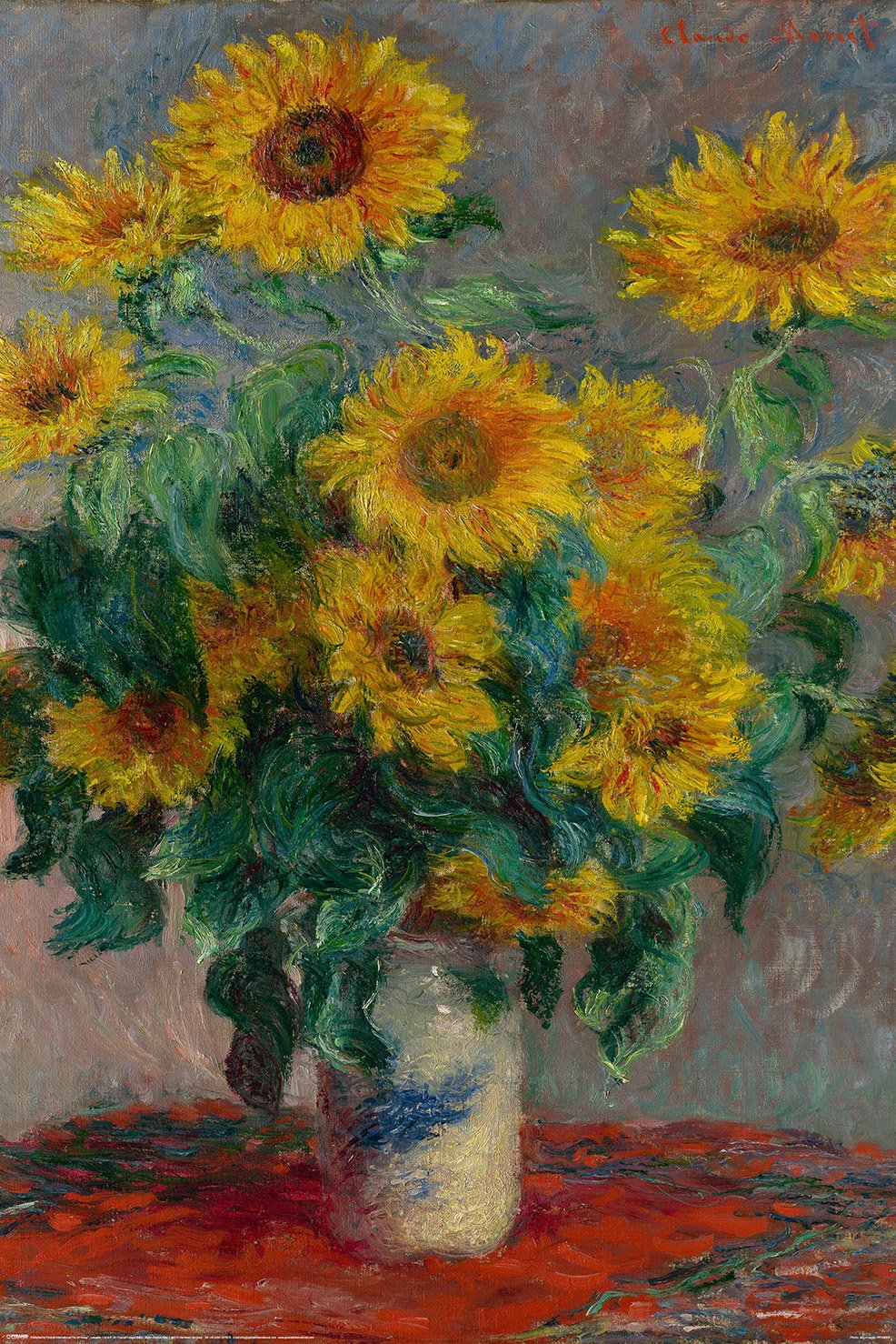 Plakát - Monet (Bouquet Of Sunflowers)