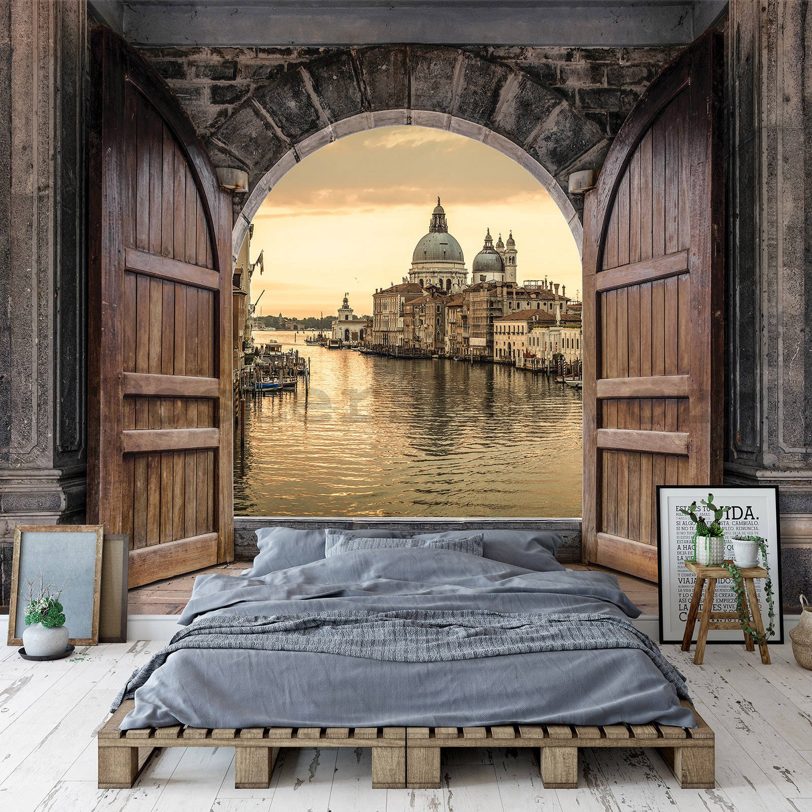 Fototapeta vliesová: Brána do Benátek - 368x254 cm