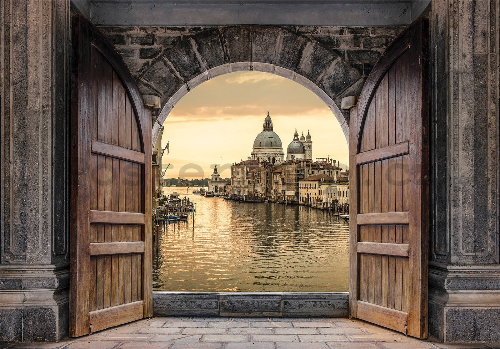 Fototapeta vliesová: Brána do Benátek - 368x254 cm