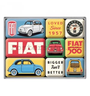 Sada magnetů - Fiat 500 Loved Since 1957