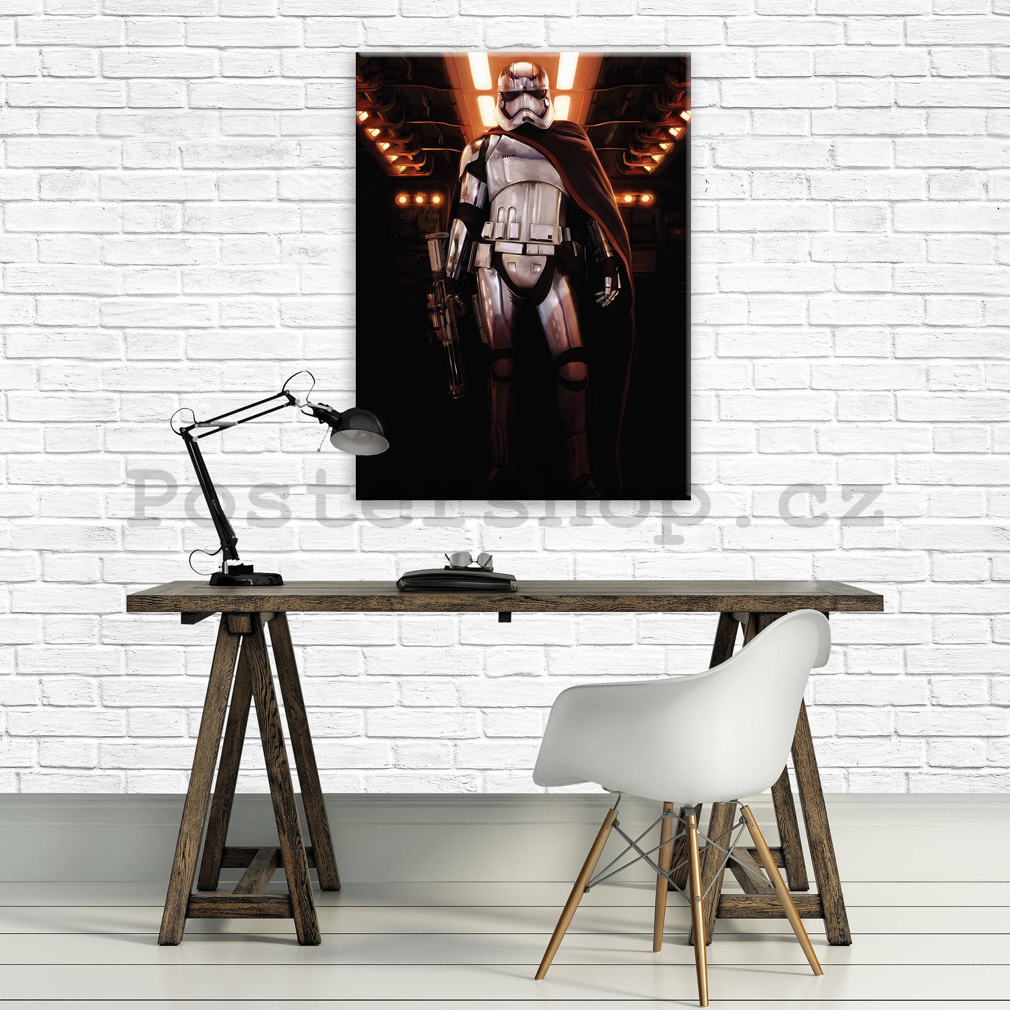 Obraz na plátně: Star Wars Captain Phasma (1) - 75x100 cm