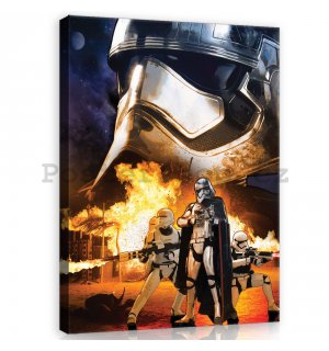 Obraz na plátně: Star Wars Captain Phasma - 100x75 cm