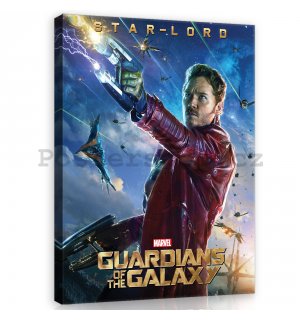 Obraz na plátně: Guardians of The Galaxy Star-Lord - 75x100 cm