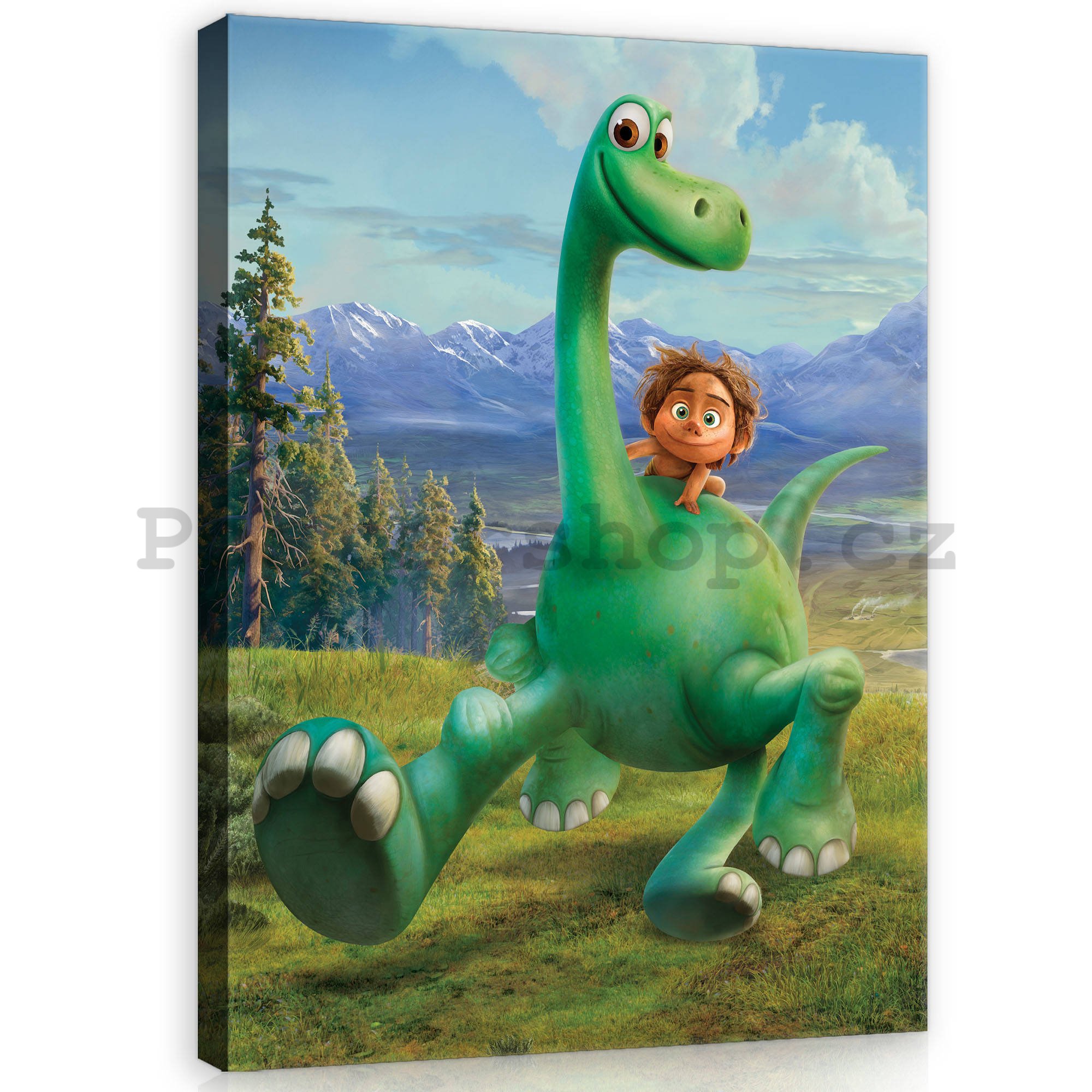 Obraz na plátně: Hodný dinosaur (2) - 75x100 cm