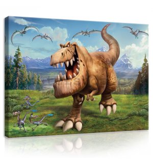 Obraz na plátně: Hodný dinosaur Butch (5) - 100x75 cm