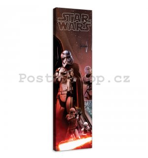 Obraz na plátně: Star Wars Captain Phasma Poster - 45x145 cm