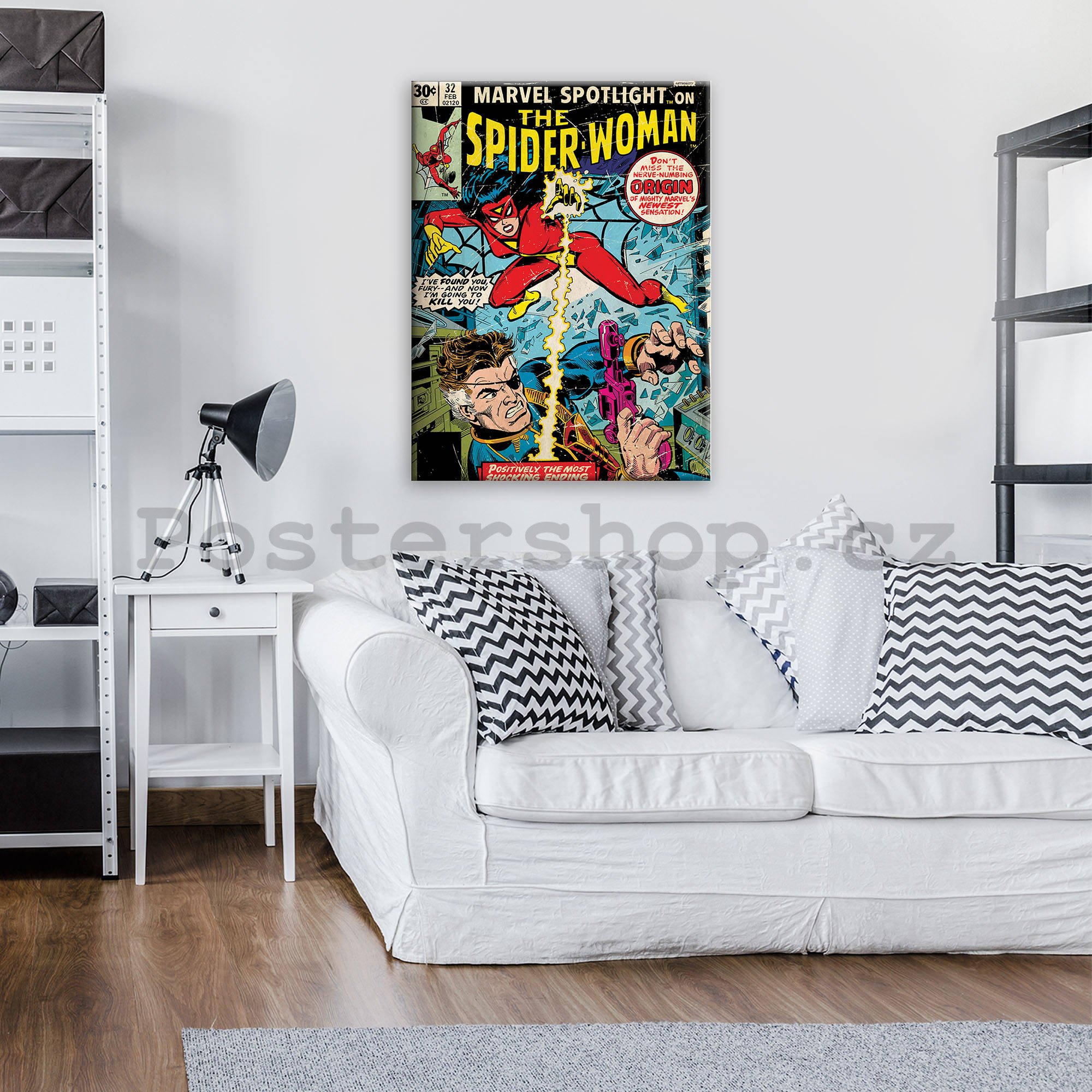 Obraz na plátně: The Spider-Woman (comics) - 80x60 cm