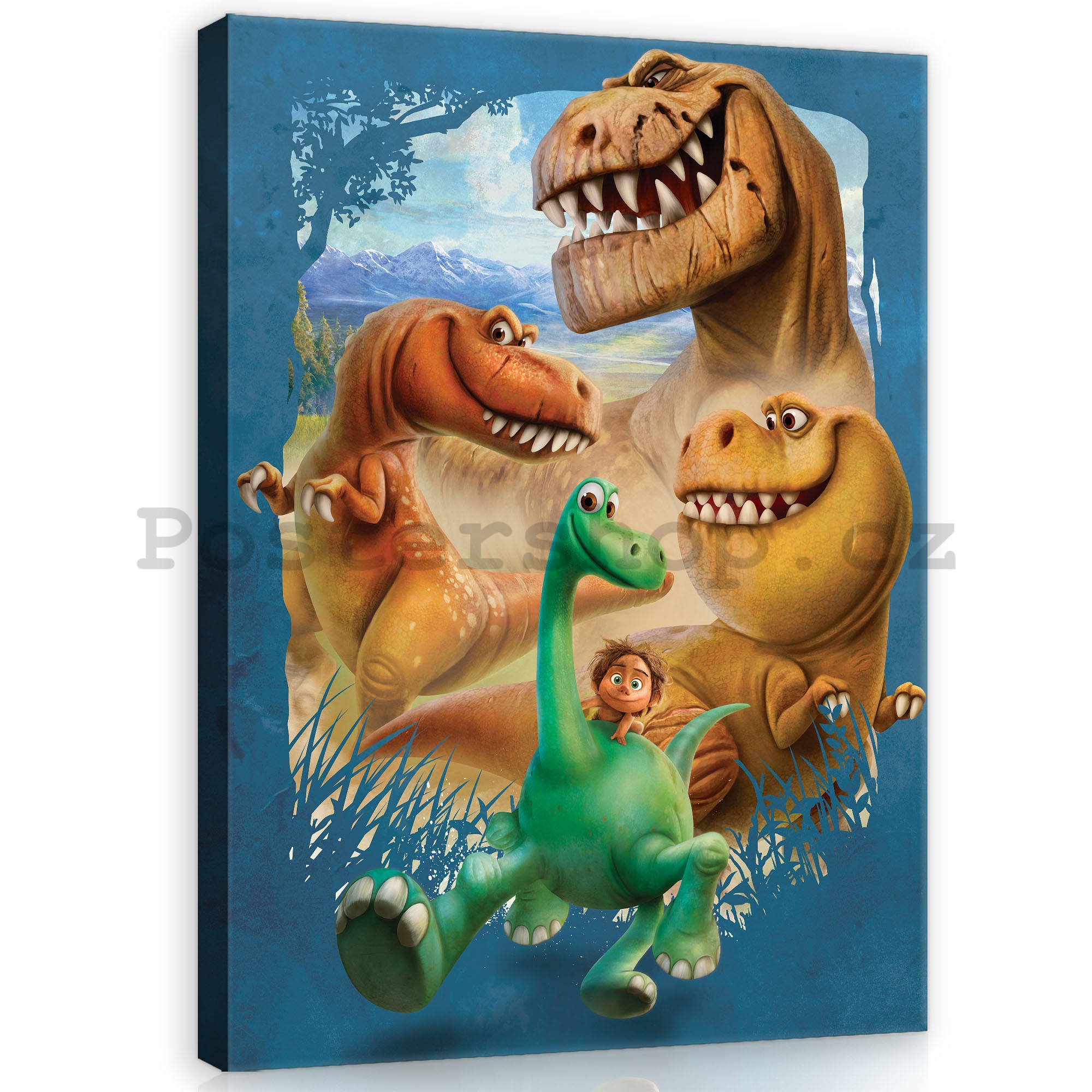 Obraz na plátně: Hodný dinosaur (3) - 60x80 cm
