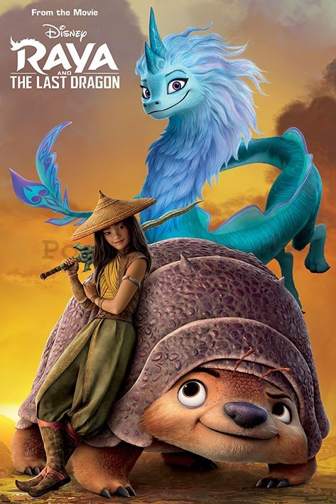 Plakát - Raya And The Last Dragon (Sunset)