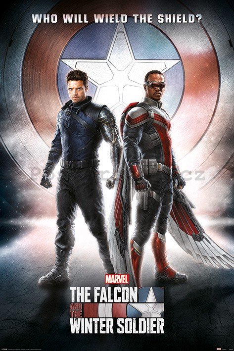 Plakát - The Falcon and the Winter Soldier (Wield The Shield)